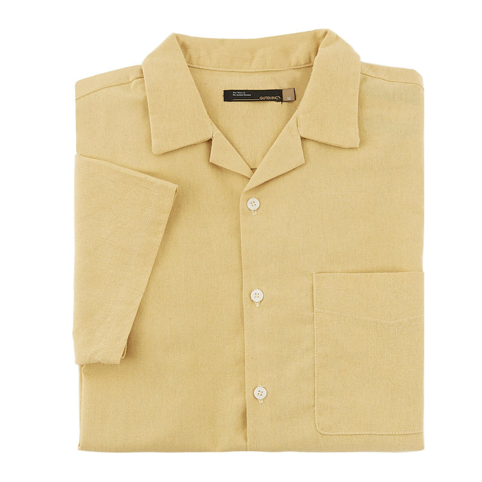 Yvelines Yellow Camp Collar Shirt
