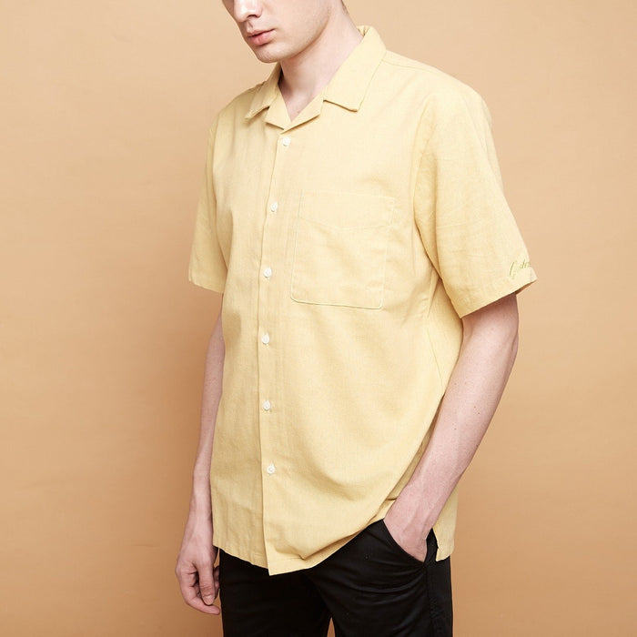 Yvelines Yellow Camp Collar Shirt