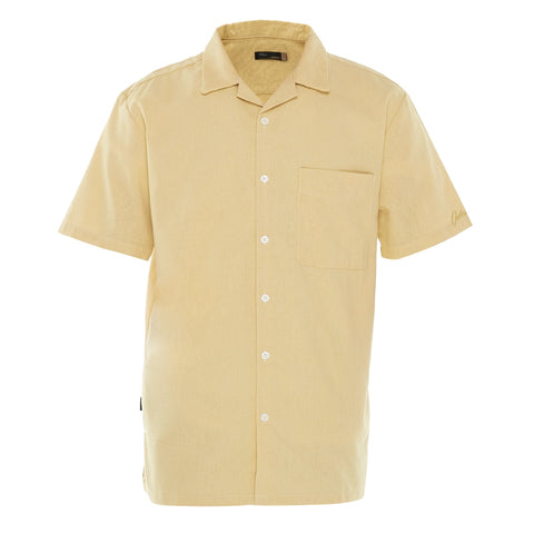 Yvelines Yellow Camp Collar Shirt