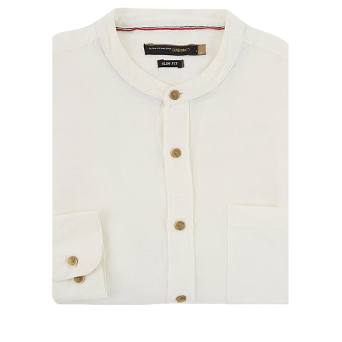 Aldenoire White Linen Shirt