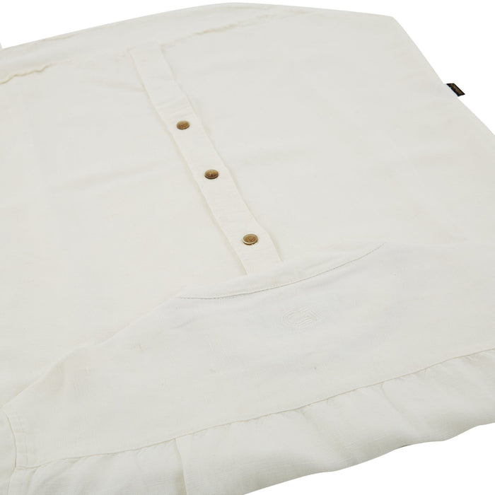  Aldenoire White Linen Shirt