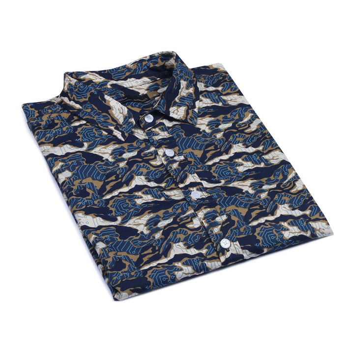  Dane Camo Gold Long Sleeve Shirt