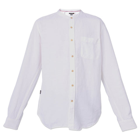 Aldenoire White Linen Shirt