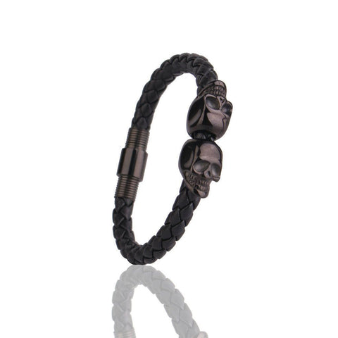 Black Skull Guten Bracelet - GUTENINC ID