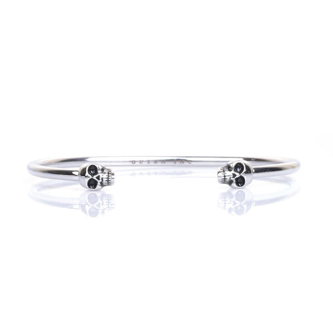 Lumos Skull Cuff Silver Bracelet